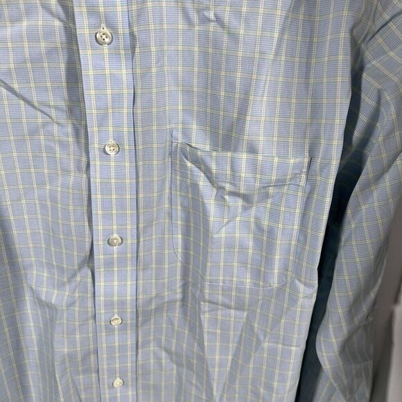 Brooks Brothers 346 The Original Polo Long Sleeve Button Down Shirt Men's 16 6/7 - Picture 2 of 4
